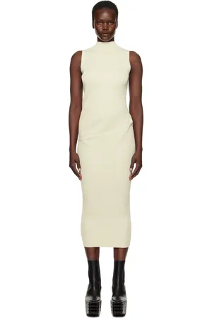 Rick Owens Off-White Hollywood Babel Midi Dress