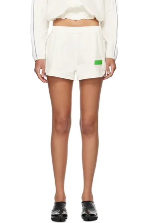 Ganni White Shell Shorts