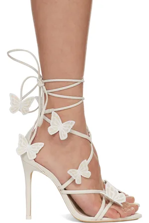 SOPHIA WEBSTER White Vanessa Heeled Sandals