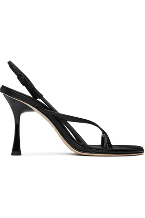 Studio Amelia Black Wishbone 90 Heeled Sandals