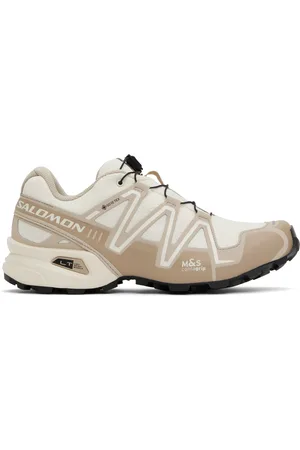 Salomon Beige & Off-White Speedcross 3 GORE-TEX Sneakers