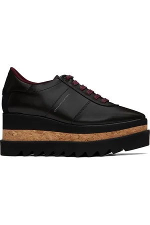 Stella McCartney Black Sneak-Elyse Platform Sneakers
