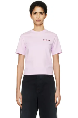 Palm Angels Purple Classic Logo Fitted T-shirt