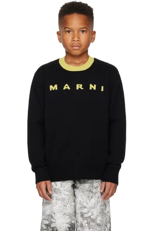Marni Kids Black Wool & Cashmere Sweater