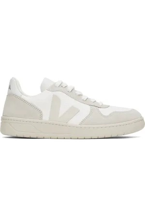 Veja White V-10 B-Mesh Low Top Sneakers