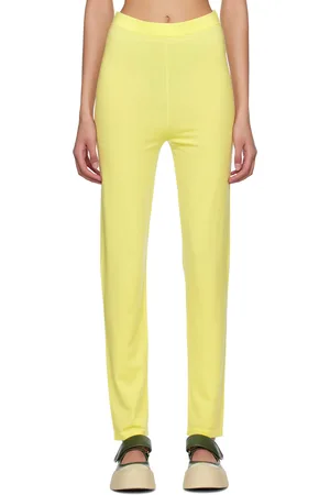 STUDIO NICHOLSON Yellow Forta Leggings