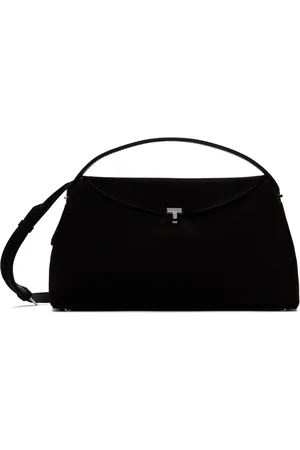 Totême Brown T-Lock Top Handle Bag