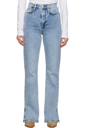 RAG&BONE Blue Wide-Leg Jeans