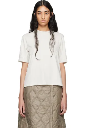 Moncler Gray Bonded Logo T-Shirt