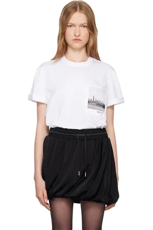 Helmut Lang White Skyline Postcard T-shirt