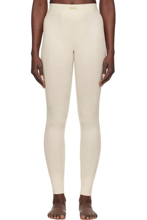 SKIMS Beige Cotton Rib Leggings