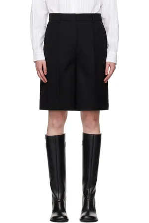 Totême Black Tailored Shorts