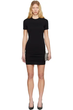 VERSACE Black Logo Minidress
