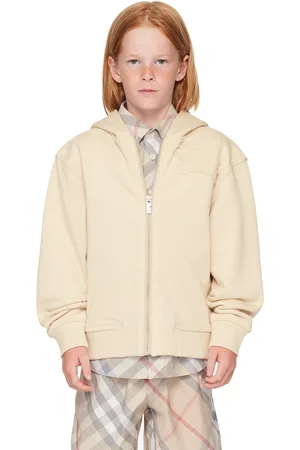 Burberry Kids Beige EKD Zip Hoodie