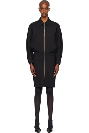 The Row Black Mave Midi Dress