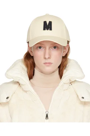 Moncler Off-White Appliqué Cap