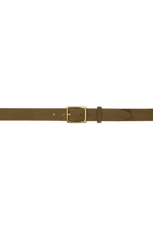 RAG&BONE Khaki Suede Boyfriend Belt