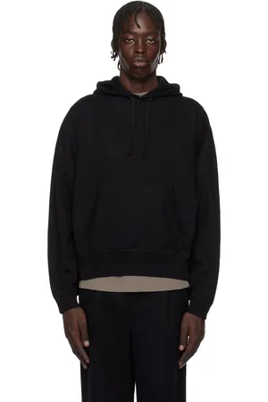 Reigning Champ Black Midweight Terry Relaxed Hoodie