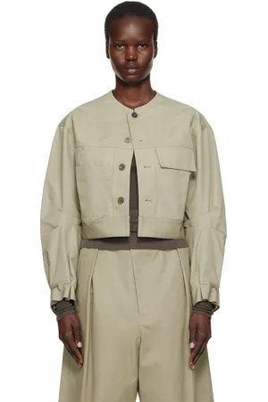 YOHJI YAMAMOTO Taupe R-Multi Pocket Jacket