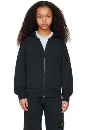 Stone Island Kids Navy 60720 Organic Cotton Hoodie