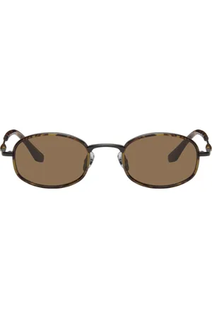 BONNIE CLYDE Gunmetal & Brown Bicycle Sunglasses