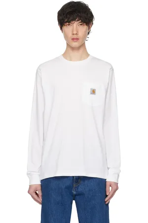 Carhartt White Long Sleeve Pocket T-shirt