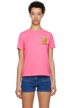 Moschino Pink Little Inflatable Teddy Bear T-Shirt