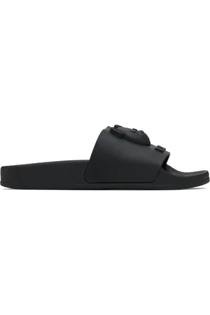 Moschino Black Teddy Bear Pool Slides