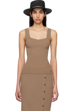 RAG&BONE Brown Asher Tank Top