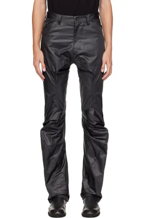 JULIUS Coated Satin Skinny Trousers