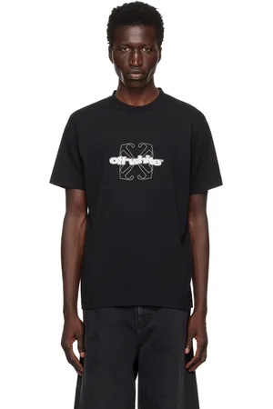 OFF-WHITE Black Flock Arrow Slim T-shirt