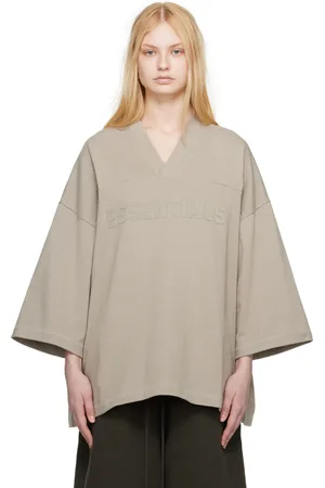 FEAR OF GOD Gray Football T-Shirt