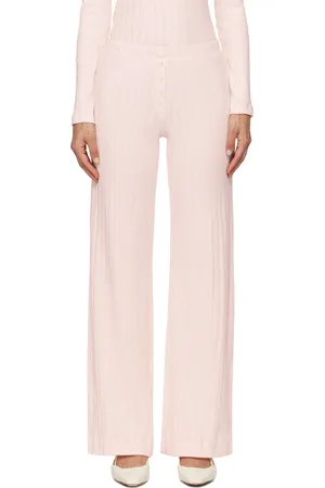 Leset Pink Pointelle Boxer Lounge Pants