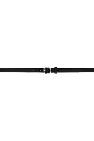 RAG&BONE Black Leather Baby Audrey Belt