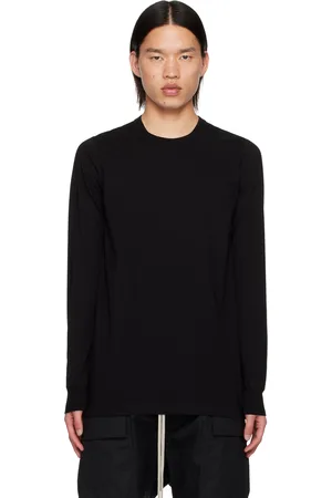 Rick Owens Black Porterville Level Long Sleeve T-Shirt