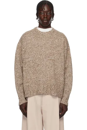 Guest In Residence Brown Cozy Crew Sweater