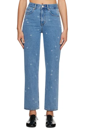 Kijun Flower Jeans