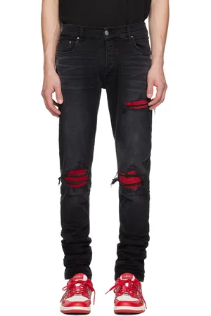 AMIRI Black MX1 Ultra Suede Jeans