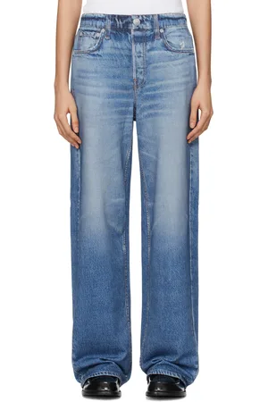 RAG&BONE Blue Miramar Terry Wide-Leg Lounge Pants