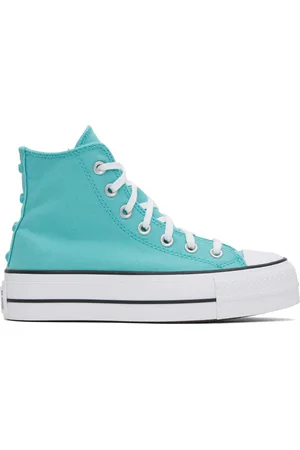Converse Blue Chuck Taylor All Star Lift Platform Stars Sneakers