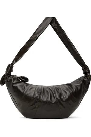 LEMAIRE Brown Large Croissant Bag