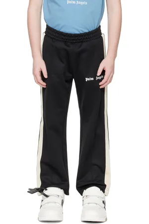 Palm Angels Kids Black Classic Logo Track Pants
