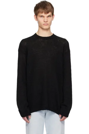 The Row Black Hank Sweater