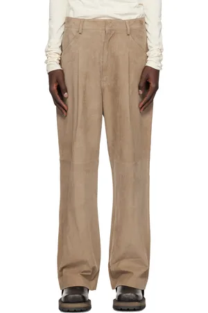 Entire Studios Tan DC Suede Trousers