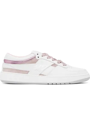 Givenchy White & Pink G Move Sneakers