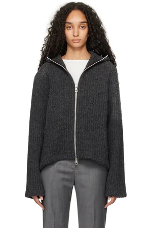 OUR LEGACY Gray Full Zip Hoodie