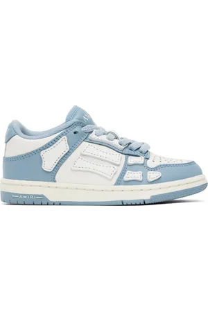 AMIRI Kids Blue & White Skel-Top Low Sneakers
