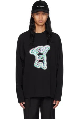 We11 Done Colorful Teddy Print Long Sleeve T-Shirt