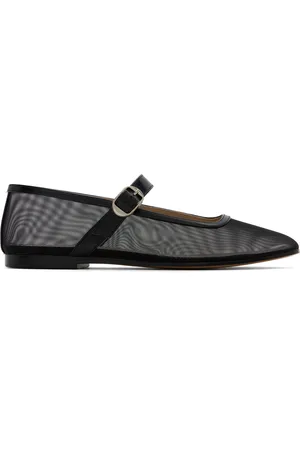 Le Monde Beryl Black Mary Jane Ballerina Flats