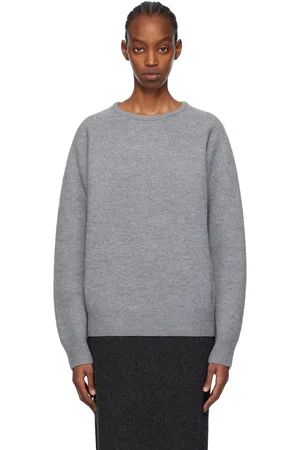 Totême Gray Crewneck Sweater